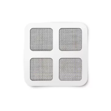   Szúnyogháló javítófolt - 10 x 10 cm - fekete - 4 db / csomag