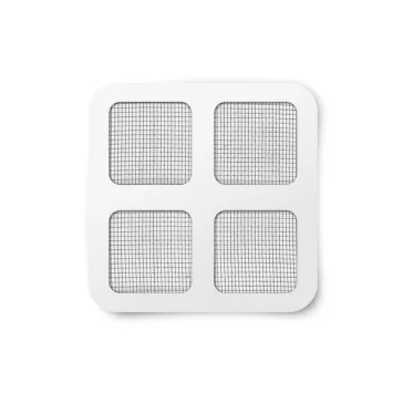   Szúnyogháló javítófolt - 10 x 10 cm - szürke - 4 db / csomag