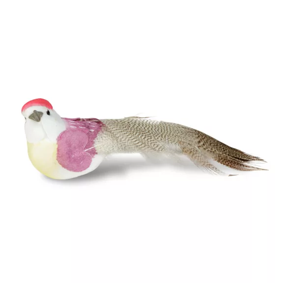 Kerti dekoráció - madárka - 12 cm - csipeszes - 2 db / csomag