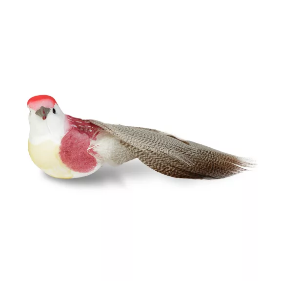 Kerti dekoráció - madárka - 12 cm - csipeszes - 2 db / csomag