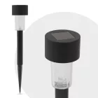 LED-es kültéri szolár lámpa 190 x 45 mm műanyag - fekete