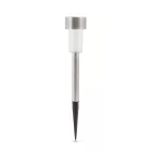 LED-es kültéri szolár lámpa 190 x 45 mm fém