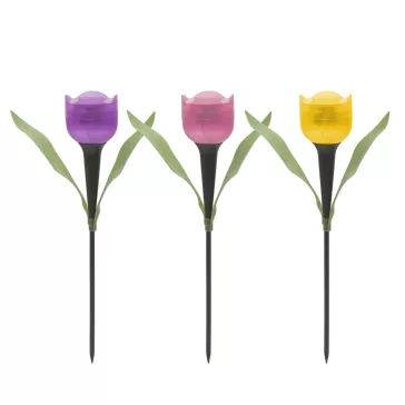 LED-es szolár tulipánlámpa 30 cm