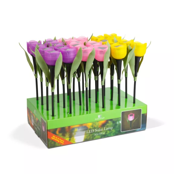 LED-es szolár tulipánlámpa 30 cm LED-es szolár tulipánlámpa 30 cm