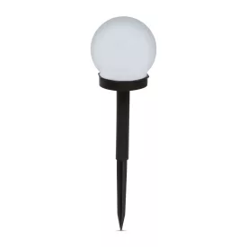   LED-es szolár lámpa - leszúrható - gömb alakú, hidegfehér - Ø10 cm