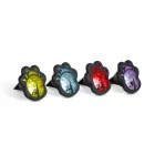 Leszúrható LED szolár - katica - színes - fekete - műanyag - 9 x 9 x 8,5 cm  4 féle