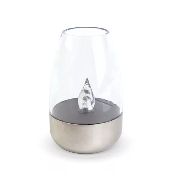Szolár lámpa - gyertya - lángeffekt - 1 melegfehér LED - 6 x 9 cm Szolár lámpa - gyertya - lángeffekt - 1 melegfehér LED - 6 x 9 cm