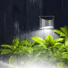 Szolár lámpa - fali - 10 x 5 x 8 cm - 4 fehér SMD LED
