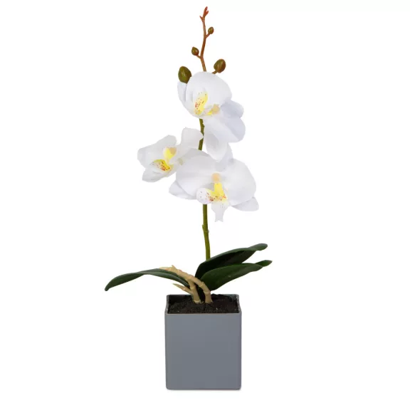 Műnövény dekoráció - orchidea - 3 féle - 29,5 cm