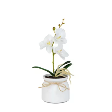 Műnövény dekoráció - orchidea - 3 féle - 32,5 cm