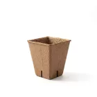 Palántanevelő cserép - 6 x 6 cm - négyzet, papír - 12 db / csomag