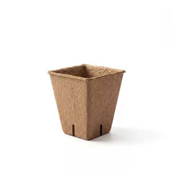 Palántanevelő cserép - 6 x 6 cm - négyzet, papír - 12 db / csomag Palántanevelő cserép - 6 x 6 cm - négyzet, papír - 12 db / csomag