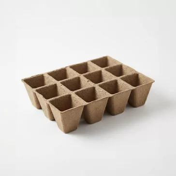   Cserepes palántanevelő tálca - 15,2 x 11,5 x 4,3 cm - 4 db / csomag