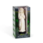 Szolár angyalka - imádkozó - 1 melegfehér LED - műgyanta - 49 x 11 x 6,5 cm