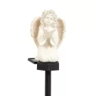 Szolár angyalka - pillangó - 1 melegfehér LED - műgyanta - 42 x 11 x 6,5 cm