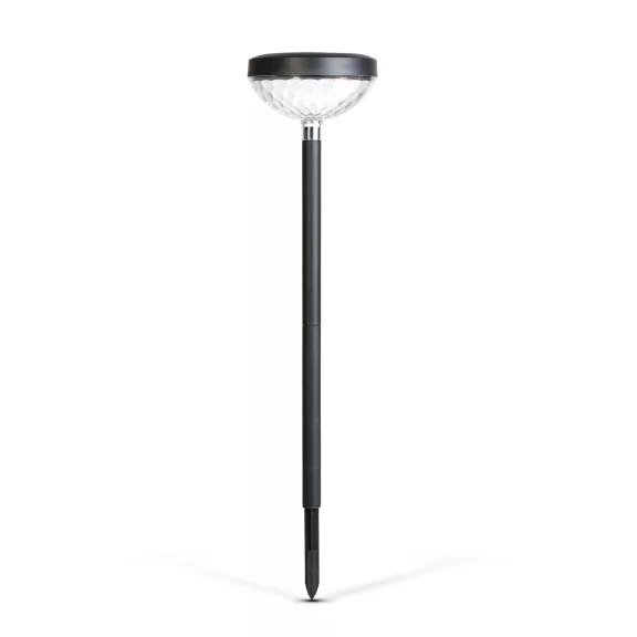 Leszúrható szolár lámpa - 1 + 1 melegfehér / RGB SMD LED - fekete - 53 x 11,4 cm Leszúrható szolár lámpa - 1 + 1 melegfehér / RGB SMD LED - fekete - 53 x 11,4 cm
