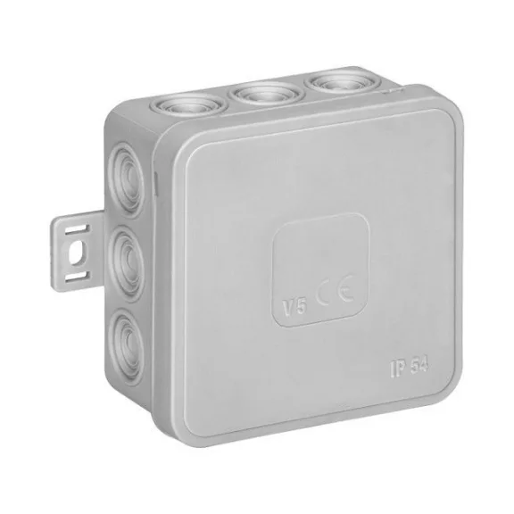 Falonkívüli Kötődoboz 75x75x41mm Falonkívüli Kötődoboz 75x75x41mm
