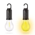 Akasztható szolár lámpa - villanykörte alakú - USB-C - 100 lumen - 400 mAh