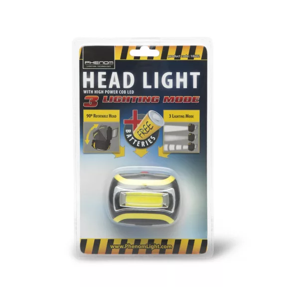 Fejlámpa COB LED-del 160 lm - 3 x AAA Fejlámpa COB LED-del 160 lm - 3 x AAA