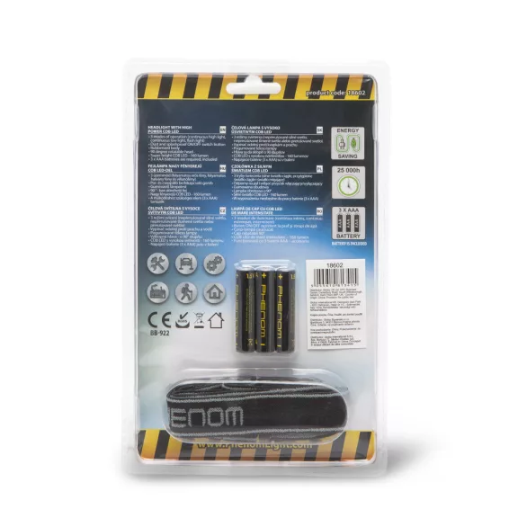Fejlámpa COB LED-del 160 lm - 3 x AAA Fejlámpa COB LED-del 160 lm - 3 x AAA
