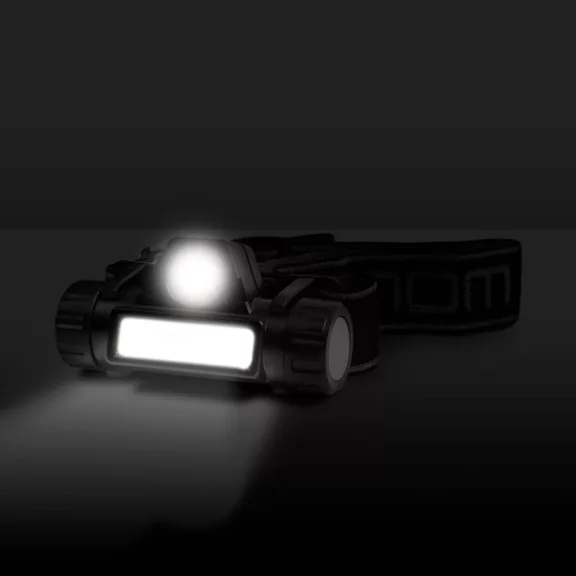 COB+SMD LED-es fejlámpa - akkumulátorral COB+SMD LED-es fejlámpa - akkumulátorral