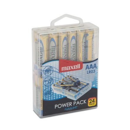 Mikroceruza elem 1,5V • AAA • LR3 power pack 24 db/csomag