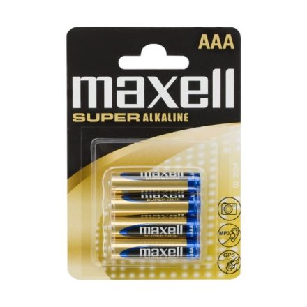 Mikroceruza elem AAA • LR03 XL Super Alkaline • 1,5V 4 db / bliszter