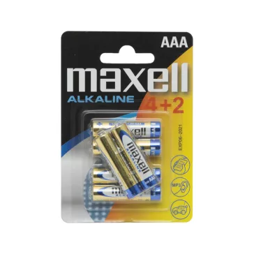   Mikroceruza elem 1,5V • AAA • LR3 power pack 4+2 db/bliszter