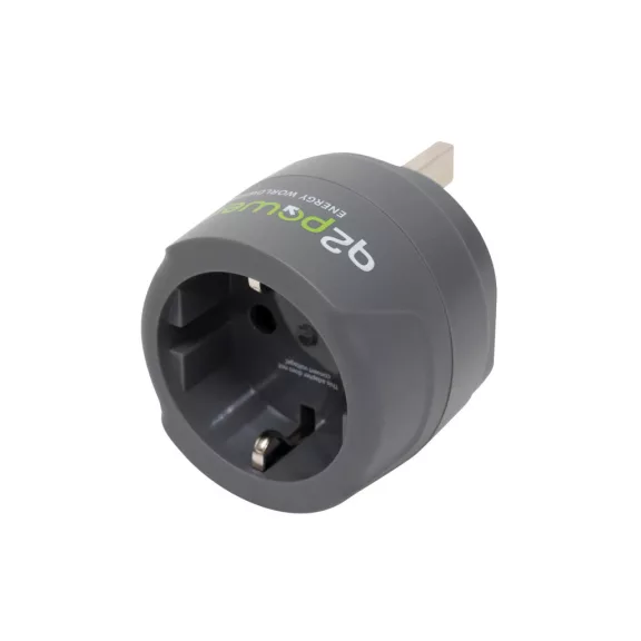Q2POWER 1.200100-TH utazóadapter, Europe to UK, bemeneti feszültség: 100-250 V, 7 A, teljesítmény:100V-700W/250V-1750W Q2POWER 1.200100-TH utazóadapter, Europe to UK, bemeneti feszültség: 100-250 V, 7 A, teljesítmény:100V-700W/250V-1750W