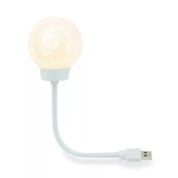 Éjjeli hangulatfény - Holdlámpa - Melegfehér - USB-s Éjjeli hangulatfény - Holdlámpa - Melegfehér - USB-s