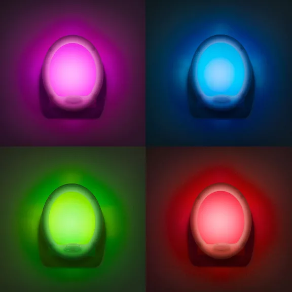 LED éjszakai fény, színváltós - Premium "Smooth" - 7 LED LED éjszakai fény, színváltós - Premium "Smooth" - 7 LED