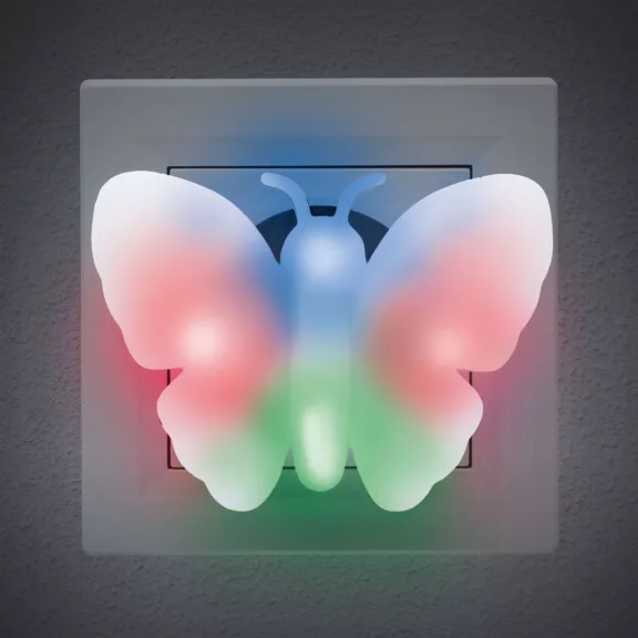 Színes LED irányfény Pillangó - 230 V Színes LED irányfény Pillangó - 230 V