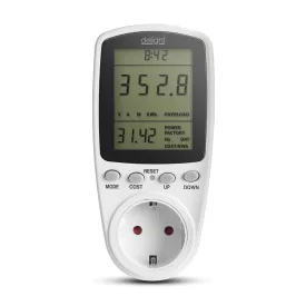   Fogyasztásmérő költségszámítás funkcióval 240V, max. 16 A, 3680W