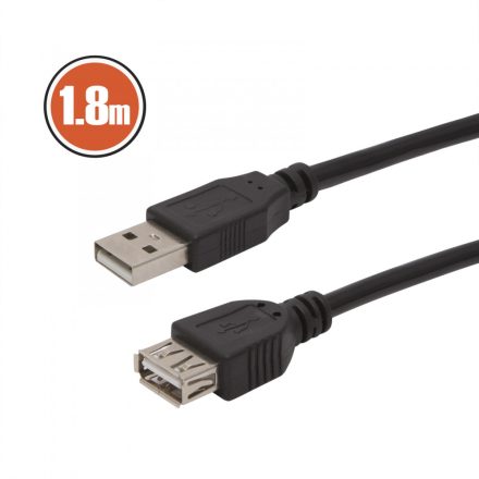USB hosszabbító A aljzat - A dugó 1,8m