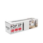 Rejtett elosztó 4-es szálcsiszolt ezüst