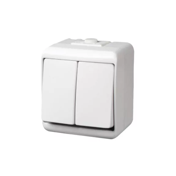 GAO 22031 csillárkapcsoló, kültéri IP44 kivitel, 230 V~ / 50 Hz / 10 A, fehér GAO 22031 csillárkapcsoló, kültéri IP44 kivitel, 230 V~ / 50 Hz / 10 A, fehér
