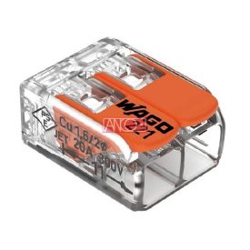 Wago vezeték összekötő 2 x 0,2-4, 100db