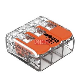 Wago vezeték összekötő 3 x 0,2-4, 50db