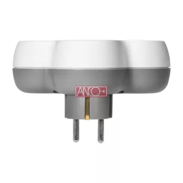 2-es elosztó dugalj, USB A+C