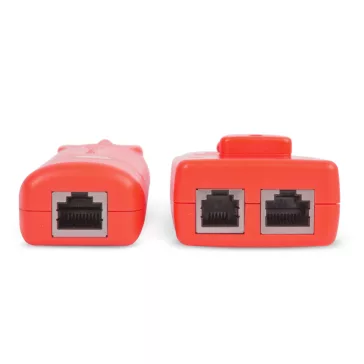   Érpárkereső hangjelzéssel, LED-del - RJ45 kábel teszterrel