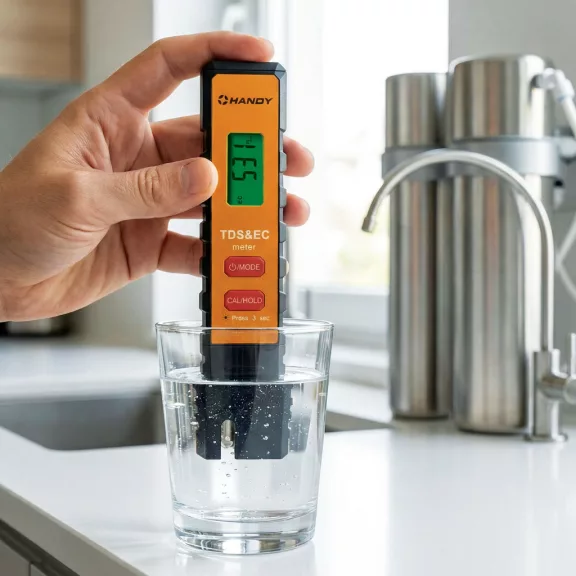 Digitális TDS/EC ásványmérő - 0-4999 ppm - elemes Digitális TDS/EC ásványmérő - 0-4999 ppm - elemes