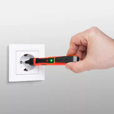   Fázisceruza - érintésmentes funkcióval - Fény- és hang visszajelzéssel - 70 -250 V AC - elemes
