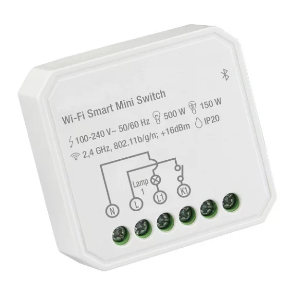 WiFi okos mini 1 pólusú kapcsoló WiFi okos mini 1 pólusú kapcsoló
