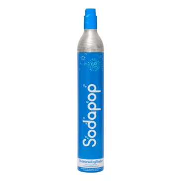   Sodapop univerzális patron szódakészítő géphez, CO2 patron, 425g, 60-80 liter szóda elkészítéséhez