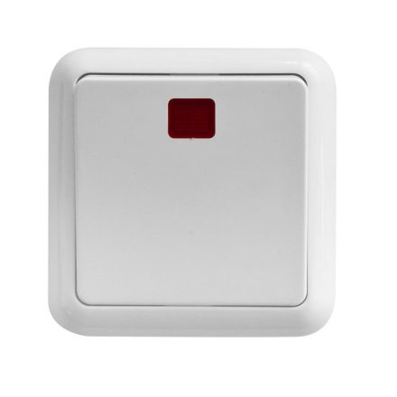 Porto 1 pólusú kapcsoló jelzőfénnyel, IP44