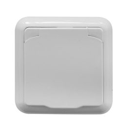 Porto 1-es  földelt dugalj, IP44, süllyesztett