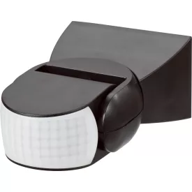 Mozgásérzékelő 180º, IP65, fekete