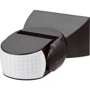 Mozgásérzékelő 180º, IP65, fekete
