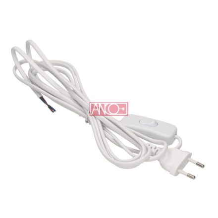 Vezeték zsinorközi kapcsolóval 2m H03VV H2-F 2X0.75 mm² kábellel