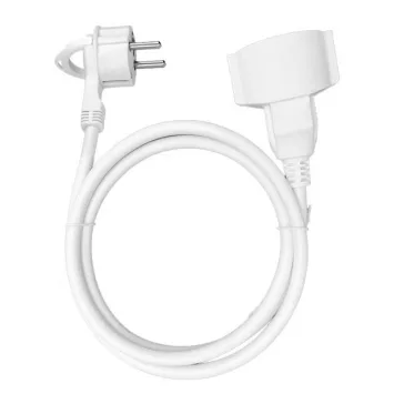   Lengő hosszabbitó 5m, lapos dugóval H05VV-F 3x1.5 mm² kábellel